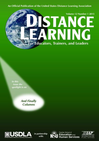 Distance Learning Magazine Vol 12 Issue 1