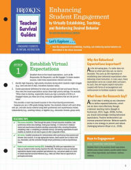 Title: Enhancing Student Engagement by Virtually Establishing, Teaching, and Reinforcing Desired Behavior, Author: Timothy Knoster Ed.D.