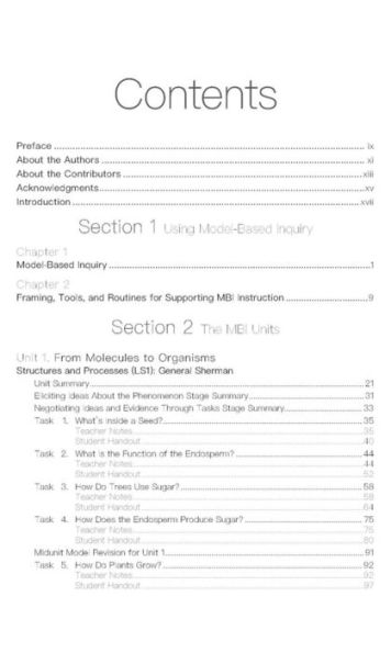 Model-Based Inquiry in Biology: Three-Dimensional Instructional Units for Grades 9-12