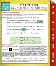 Title: Calculus Equations And Answers (Speedy Study Guides), Author: Speedy Publishing