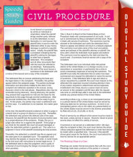 Title: Civil Procedure (Speedy Study Guides), Author: Speedy Publishing