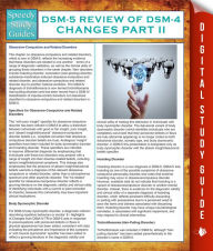 Title: DSM-5 Review of DSM-4 Changes Part II (Speedy Study Guides), Author: Speedy Publishing