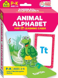 Title: School Zone Animal Alphabet Pop-Up Learning Cards, Author: School Zone