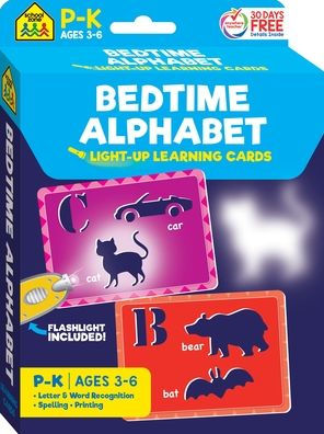 School Zone Bedtime Alphabet Light-Up Learning Cards