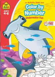 Title: School Zone Color By Number Underwater Fun Workbook, Author: School Zone