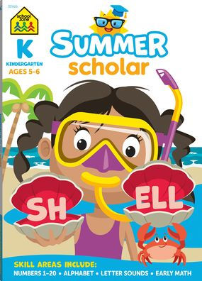 School Zone Kindergarten Summer Scholar Workbook