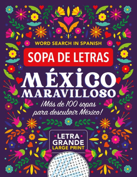 México Maravilloso Sopa de letras / Wonderful Mexico Word Search in Spanish (Spanish Edition)