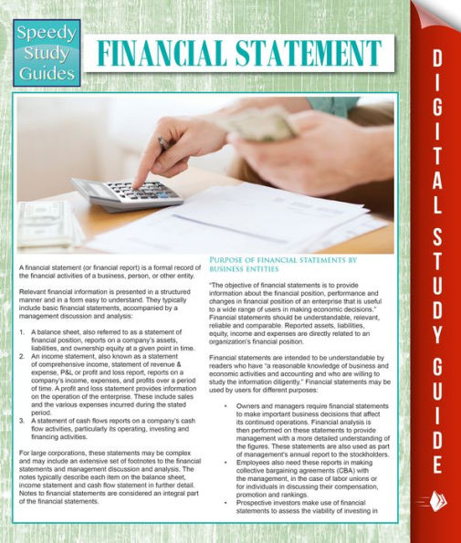 Financial Statements (Speedy Study Guides)