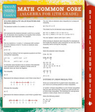 Title: Math Common Core (Algebra for 12th Grade) (Speedy Study Guides), Author: Speedy Publishing