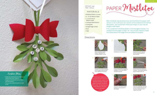 Holiday Paper Crafts: Create over 25 Beautifully Designed Holiday Craft Decorations for Your Home