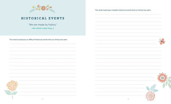 Family Heritage Journal History Stories And Cherished Keepsakes By Bluestreak Books Hardcover Barnes Le Family Heritage Journal History