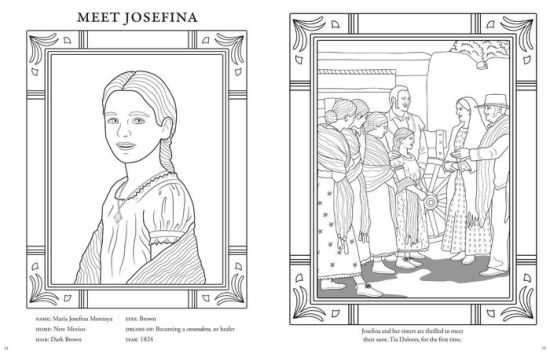 American Girl Inspiring Stories From The Past Coloring And Activity Official Coloring Book American Girl Gifts For Girls Aged 8 By American Girl Paperback Barnes Noble