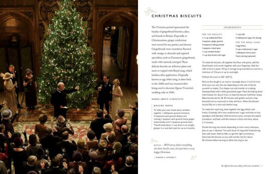 The Official Downton Abbey Christmas Cookbook by Regula