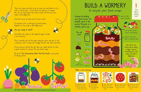 The Extraordinary Book That Eats Itself: Every Page Turns Into An Eco Project That Helps You Save The Planet