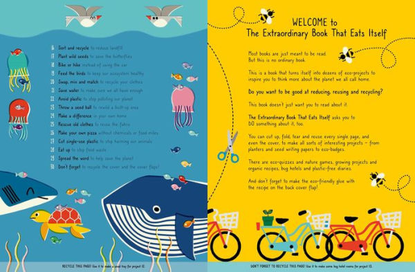 The Extraordinary Book That Eats Itself: Every Page Turns Into An Eco Project That Helps You Save The Planet