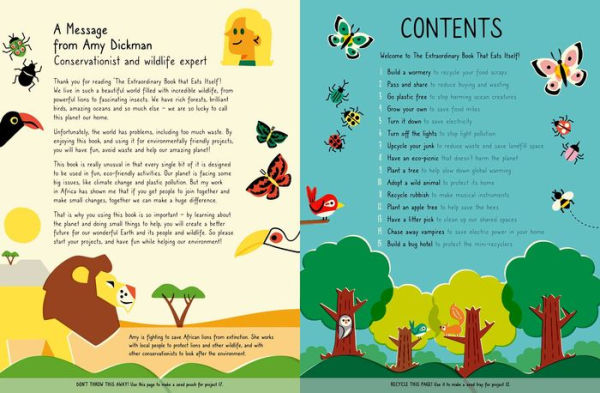 The Extraordinary Book That Eats Itself: Every Page Turns Into An Eco Project That Helps You Save The Planet