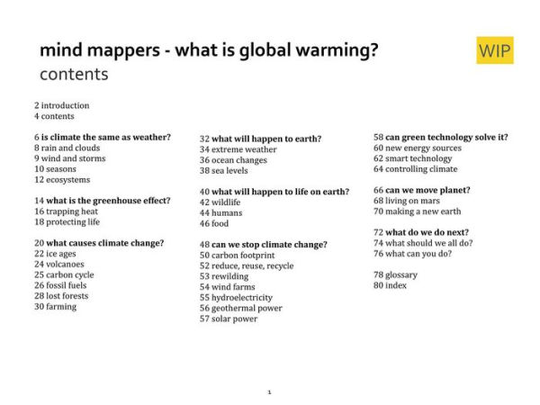 How do we stop climate change?: Mind Mappers: Making Difficult Subjects Easy to Understand