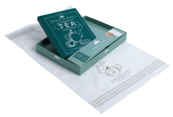 The Official Downton Abbey Afternoon Tea Cookbook Gift Set [book + tea towel]