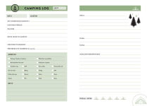 Alternative view 4 of The Camper's Journal (Outdoor Journal; Camping Log Book; Travel Diary)
