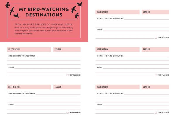 The Bird Watcher's Journal (Birding Log Book; Birding Field Diary; Birder Gifts)