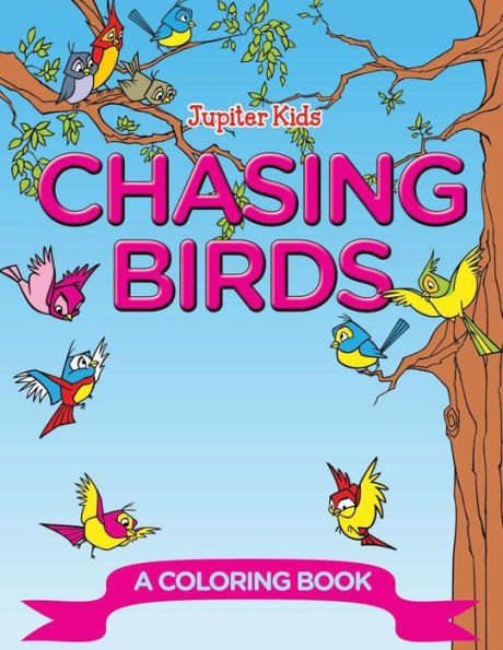 Chasing Birds (A Coloring Book)