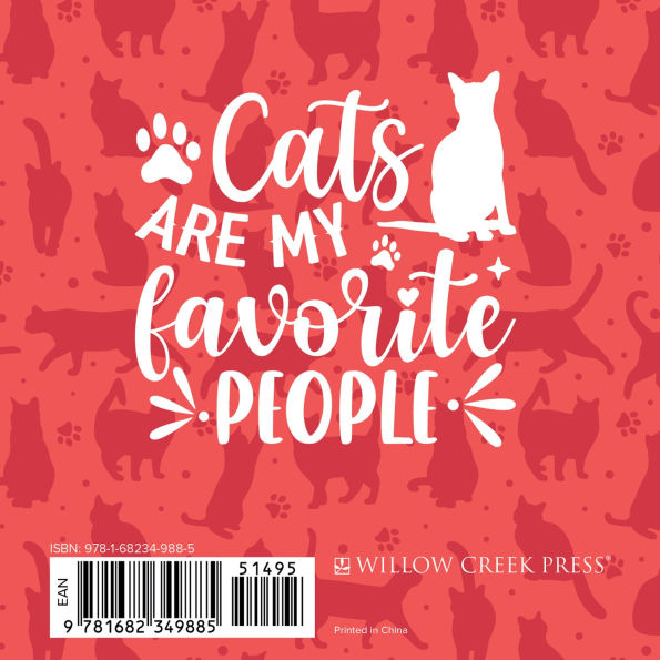 (A Book for People who) Love Cats Hardcover Book