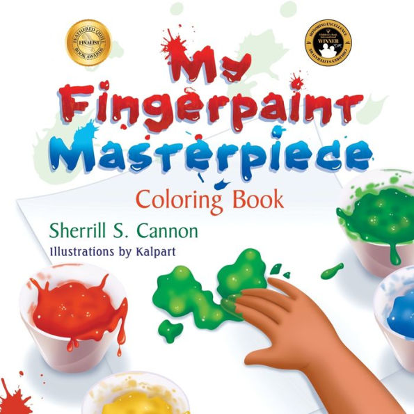 My Fingerpaint Masterpiece Coloring Book