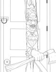 Alternative view 5 of Clowns Gone Bad: A Coulrophobic Coloring Book for Adults