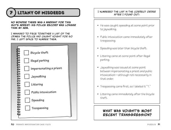 Private Investigator Case Files: Solve More Than 90 Hardboiled Puzzles