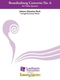 Title: Brandenburg Concerto No. 6 for Viola Quartet: Conductor Score & Parts, Author: Johann Sebastian Bach