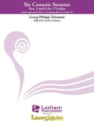 Title: Six Canonic Sonatas: Conductor Score, Author: Georg Phillipp Telemann