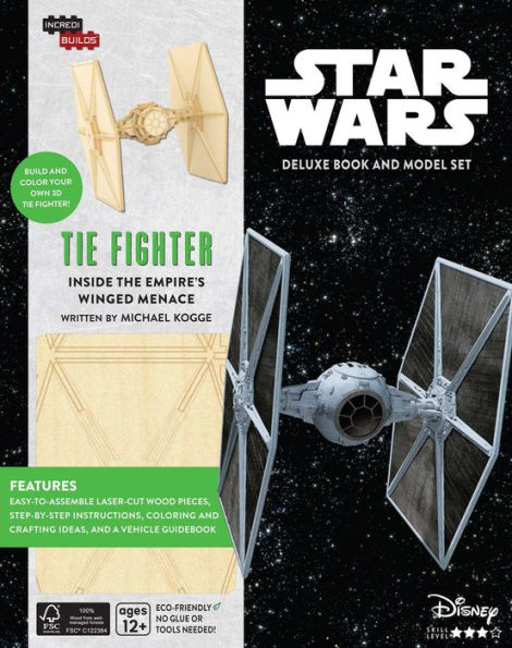 IncrediBuilds: Star Wars: Tie Fighter Deluxe Book and Model Set