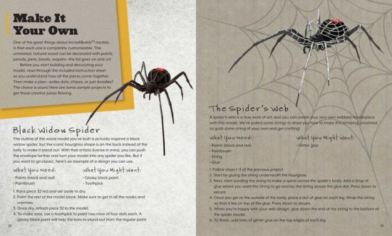 Incredibuilds Spiders Deluxe Book And Model Sethardcover - 