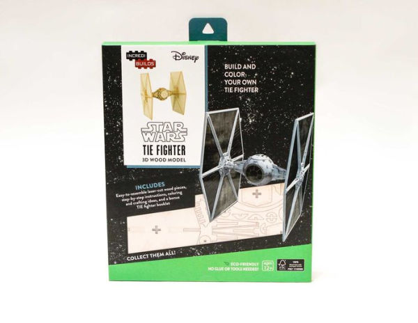 IncrediBuilds: Star Wars: Tie Fighter 3D Wood Model