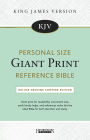 KJV Personal Size Giant Print Reference Bible (Genuine Leather, Black, Red Letter)