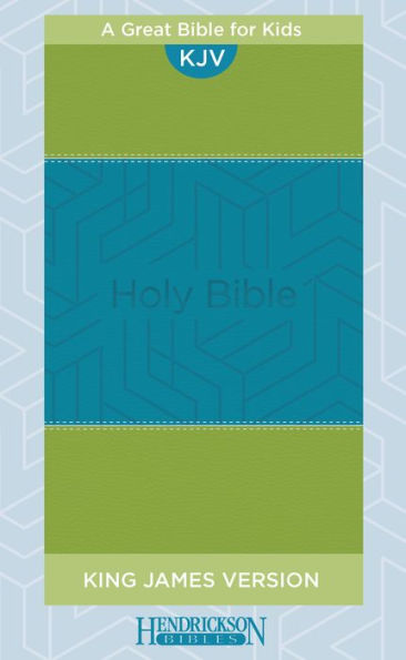 KJV Kids Bible, Flexisoft (Imitation Leather, Blue/Green, Red Letter)
