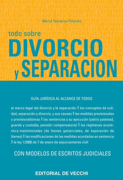 Todo sobre divorcio y separación