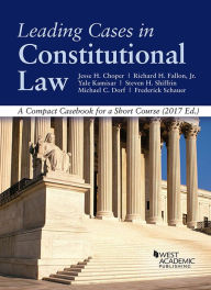 Title: Leading Cases in Constitutional law, A Compact Casebook for a Short Course, Author: Jesse Choper