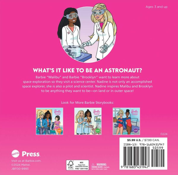 Barbie: You Can Be An Astronaut