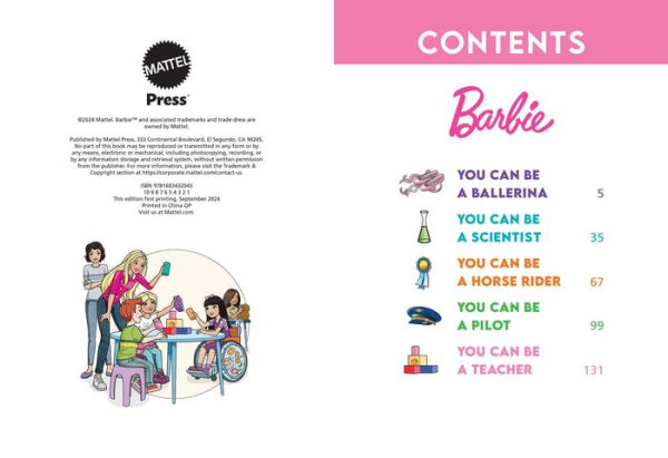 Barbie: You Can Be Anything 5-Minute Stories