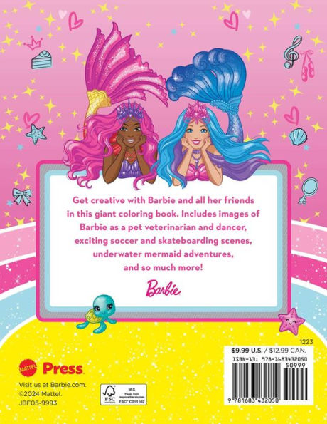 Barbie: Giant Coloring Book