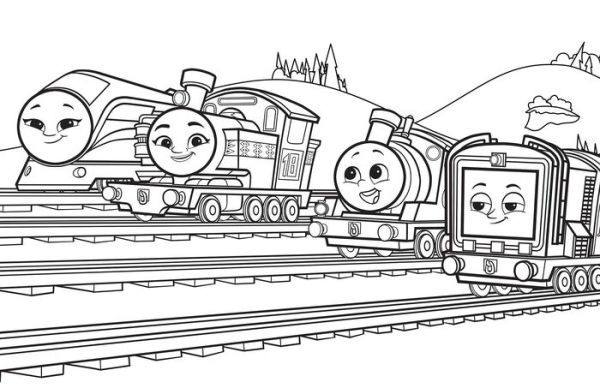 Thomas & Friends: Giant Coloring Book