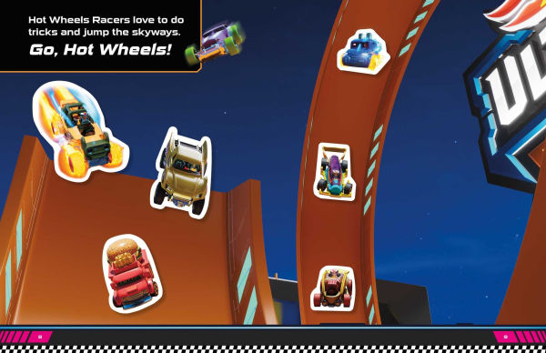 Hot Wheels Let's Race: Revved-Up Sticker Book