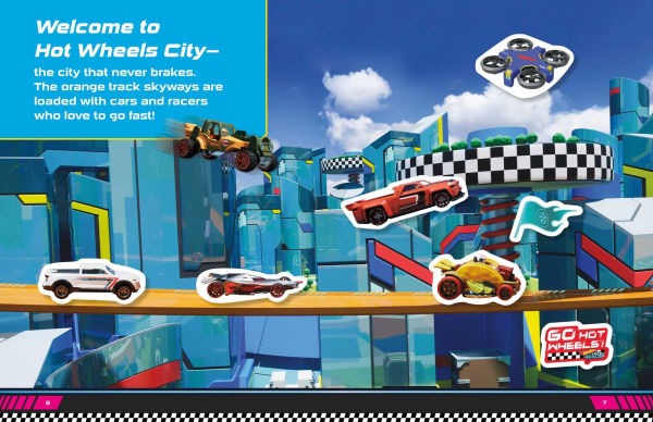 Hot Wheels Let's Race: Revved-Up Sticker Book