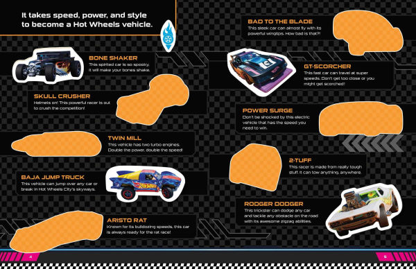 Hot Wheels Let's Race: Revved-Up Sticker Book