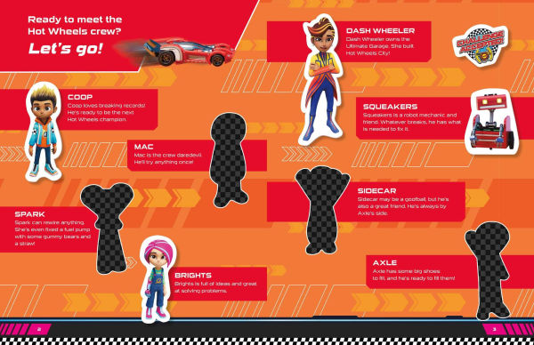 Hot Wheels Let's Race: Revved-Up Sticker Book