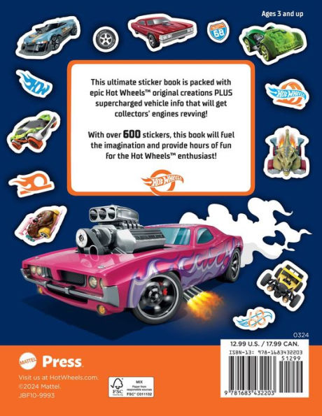 Hot Wheels: Sticker Book