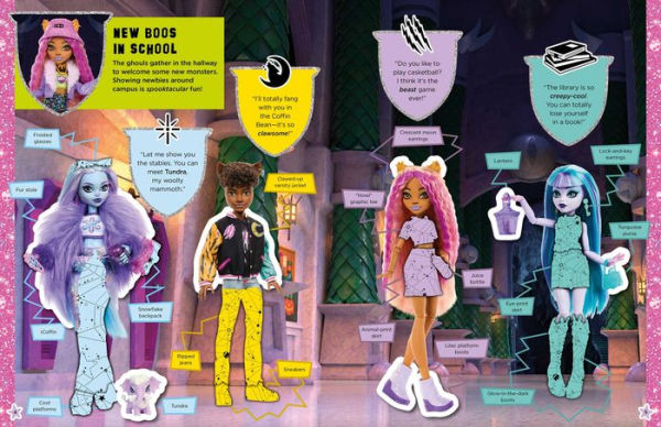 Monster High: Dress-Up Sticker Book