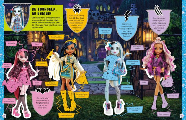 Monster High: Dress-Up Sticker Book