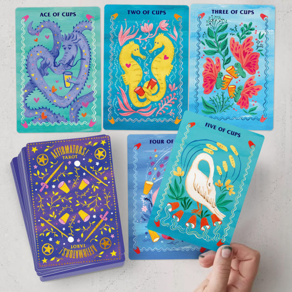 Affirmators! Tarot Cards Deck - Daily Affirmation Tarot Cards with Positive Affirmations For Magical Guidance from the Universe to Help You Help Yourself without the Self-Helpy-Ness